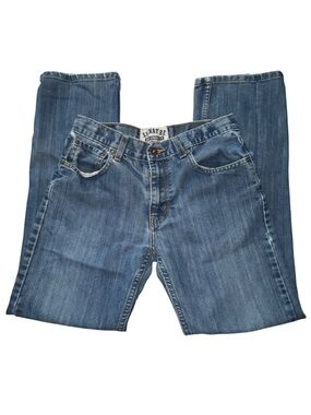 Signature Men’s Straight-Leg Blue Denim Jeans